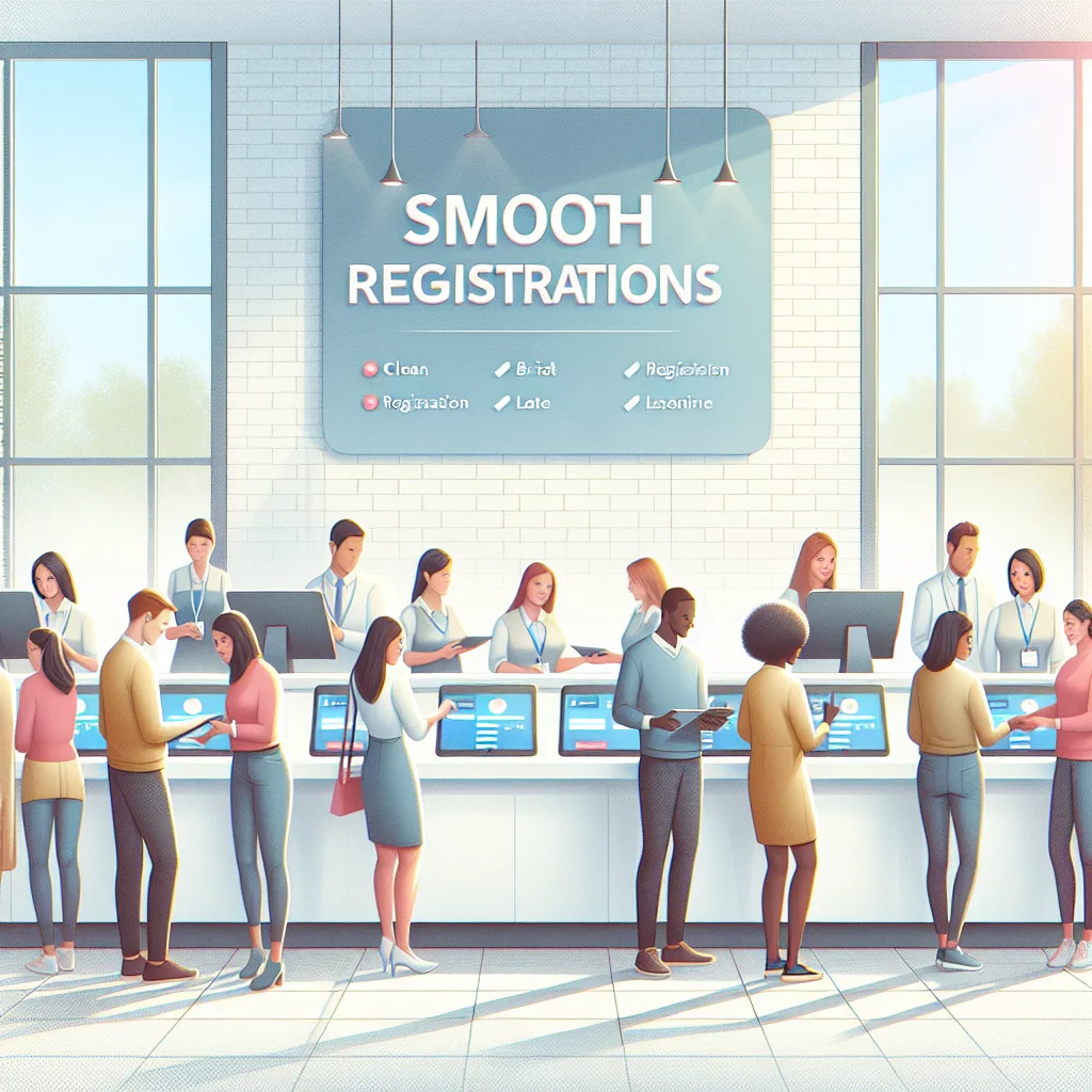 Tips for a smooth registration experience